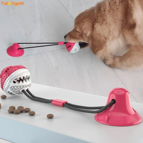 Dog Chew Toy Suction Cup Teeth Cleaner