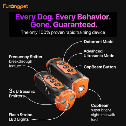 Furongpet™ Ultrasonic Dog Repellent Device - Three-Head Bark Stoppers
