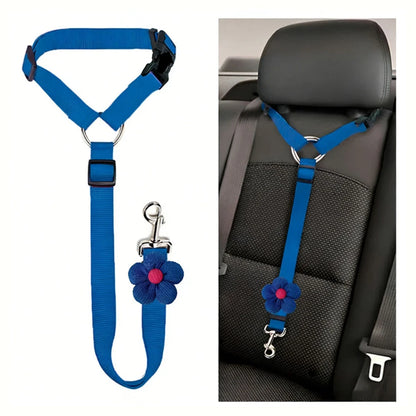 🔥2-in-1 Dog Car Seat Belt & Walking Leash