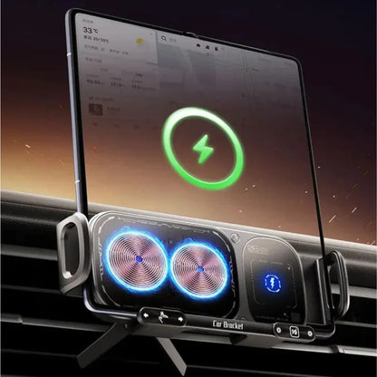 VNSPORT 360° Rotating 15W Wireless Car Charger Mount