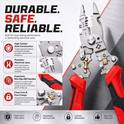 16-in-1 Electrical Wire Stripper & Voltage Tester