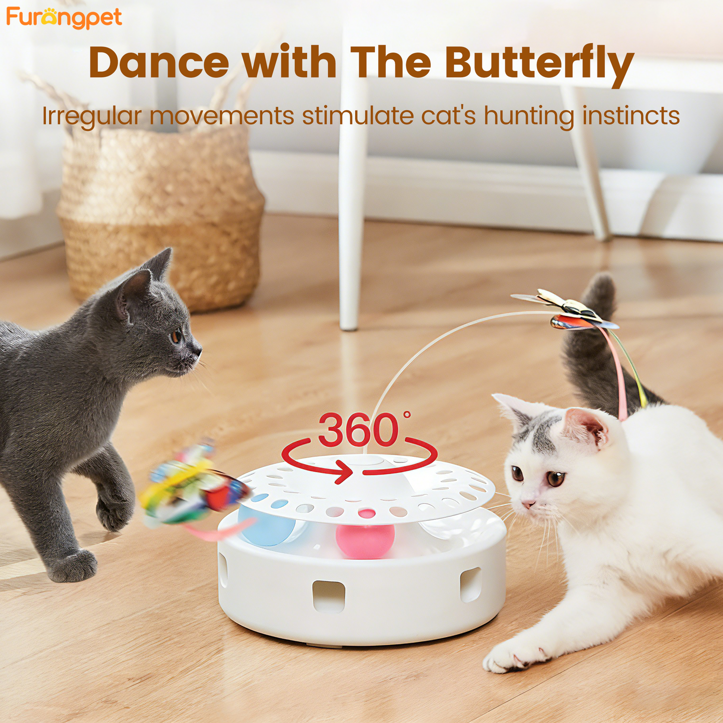 Cat Toys 3in1 Automatic Interactive kiitten Toy