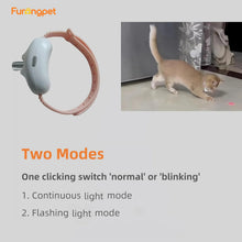 Automatic laser infrared cat collar