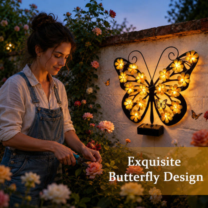 🦋 Solar Butterfly Garden Light