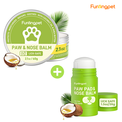 Furongpet™ Lick-Safe Paw & Nose Balm with Coconut Oil, 1.3 oz / 36 g