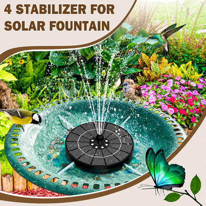 🌞2026 Upgrade 3.5W Solar Birdbath Pump with Color LED Lights💡