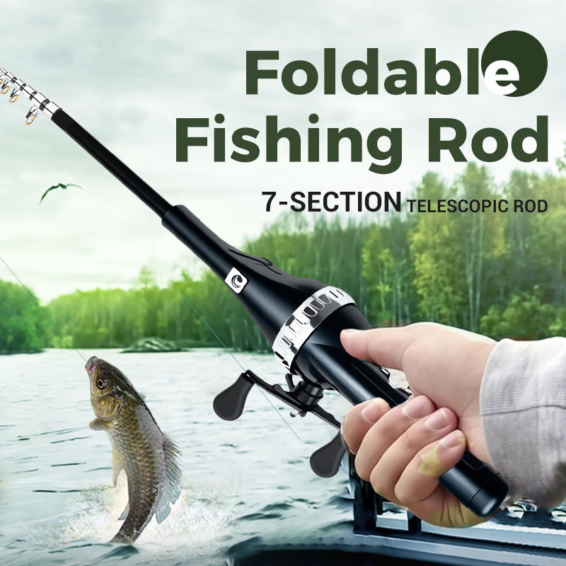 2026 Best Seller | Foldable Fishing Rod – Never Miss Another Cast!