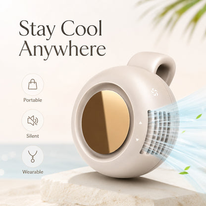 Portable Silent Mini Bladeless Fan Stay Cool Anywhere, Anytime