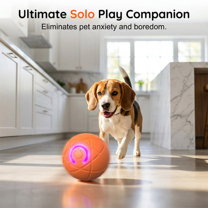 Auto-Bouncing Smart Pet Ball w/ Remote – Chew-Resist E-TPU | USB-C Recharge