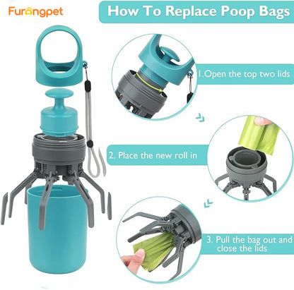 Furongpet™ No-Touch Dog Poop Scooper with FREE Waste Bags