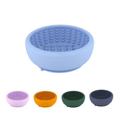 Slow Feeder Bowl for Dogs – Food-Grade Silicone Lick Mat with Suction Cups