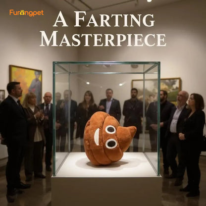 💩🤣 Farting Plush Poop Toy with Sound for Kids & Pets