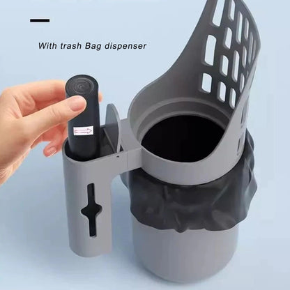 Cat Litter Scoop with Integrated Trash Can – Efficient Sifting & Large Capacity