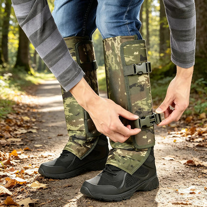 Unisex Outdoor Anti-Snake Gaiters, Durable Fabric for Trekking & Hunt