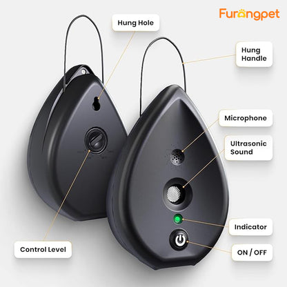 Outdoor 75FT Dog Silencer 3 Mode Ultrasonic Bark Control Device