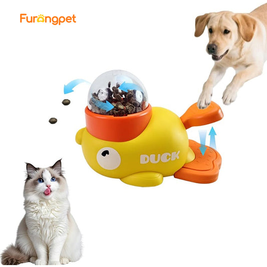 Pet interaction snack dispenser toy