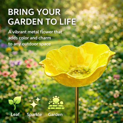 Furongpet™ Handmade Metal Flower Garden Stake Beautiful Outdoor Decor That Never Fades
