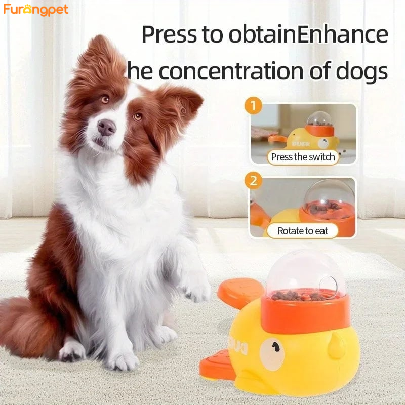 Interactive Duck Pet Feeder and Slow Feed Toy