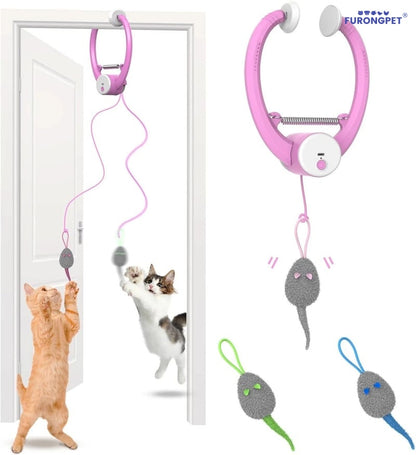 Interactive Automatic Flying Bird Cat Toy Wand