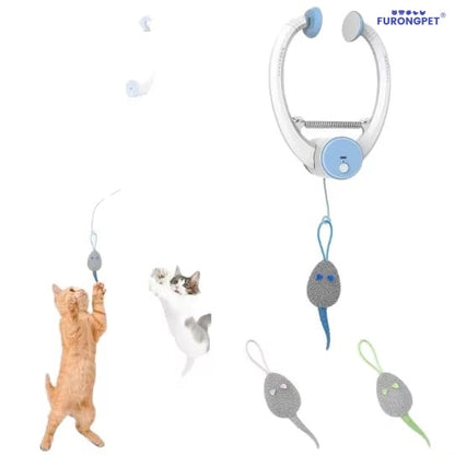 Interactive Automatic Flying Bird Cat Toy Wand