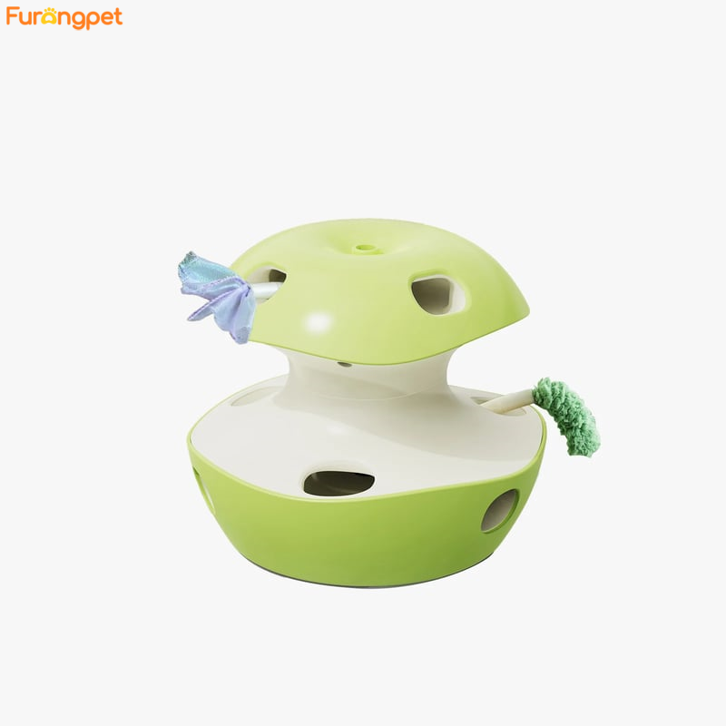🍎 Interactive Apple Cat Toy – Fun Prey Play for Curious Kitties!✨
