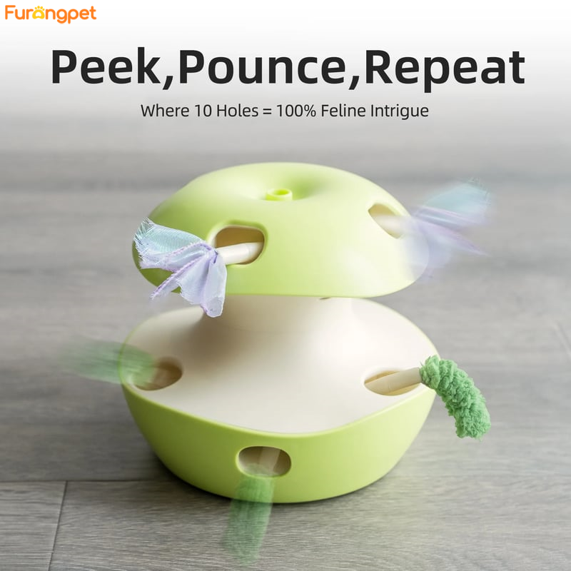 🍎 Interactive Apple Cat Toy – Fun Prey Play for Curious Kitties!✨