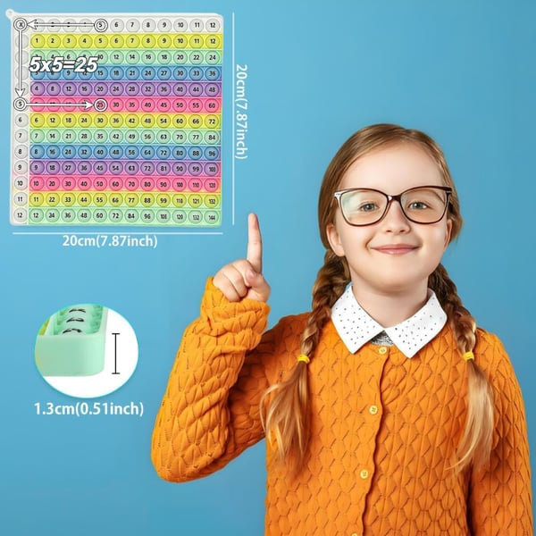 12×12 Multiplication Board Game for Kids