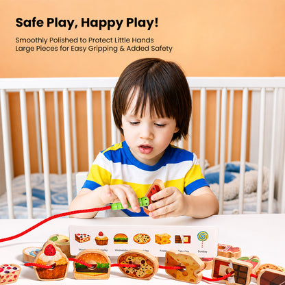 Montessori Caterpillar Lacing Toy