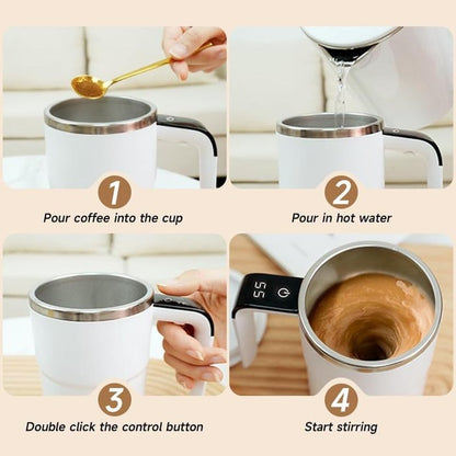 Smart LCD Electric Coffee & Milk Warmer – Perfect Temperature, Anytime