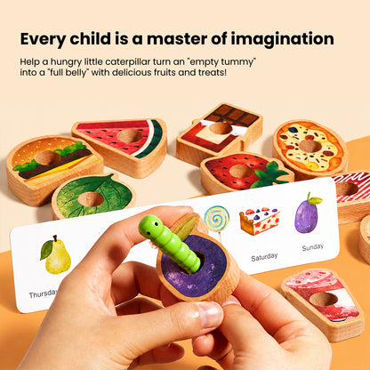 Montessori Caterpillar Lacing Toy