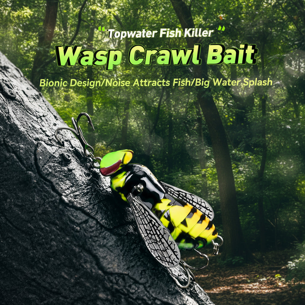Rattle Bionic Wasp Topwater Fishing Lure