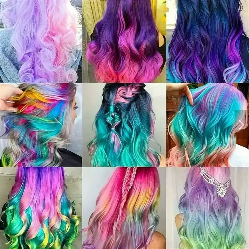 Ten-Color Hair Dye Comb for Home Use