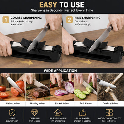 Precision Angle Knife Sharpener System