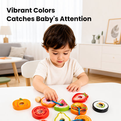 Montessori Caterpillar Lacing Toy