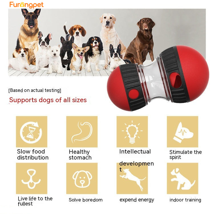 Smart Tumbler Slow-Feed Dog Toy