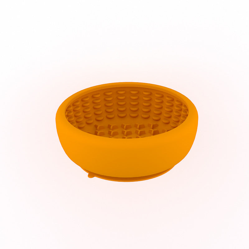 Slow Feeder Bowl for Dogs – Food-Grade Silicone Lick Mat with Suction Cups
