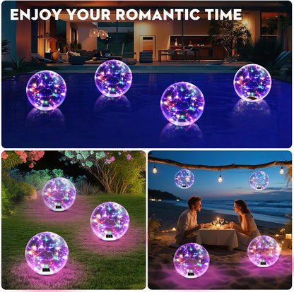 RGB Solar Floating Pool Light – Waterproof Inflatable LED Ball