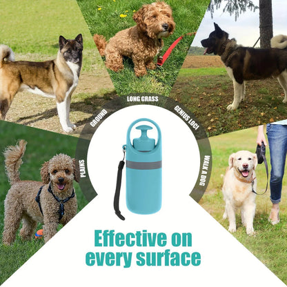 Portable No-Touch Pet Poop Scooper with Waste Bag Dispenser