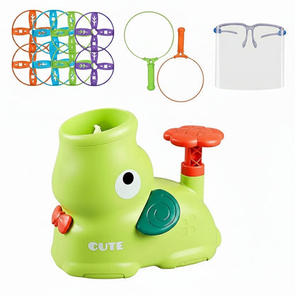Flying Disc Launcher Elephant Toy