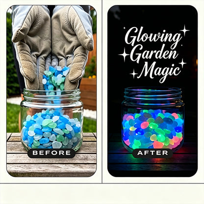 🔥LAST DAY SALE 50%OFF🌈Colorful Glow in the Dark Garden Stones
