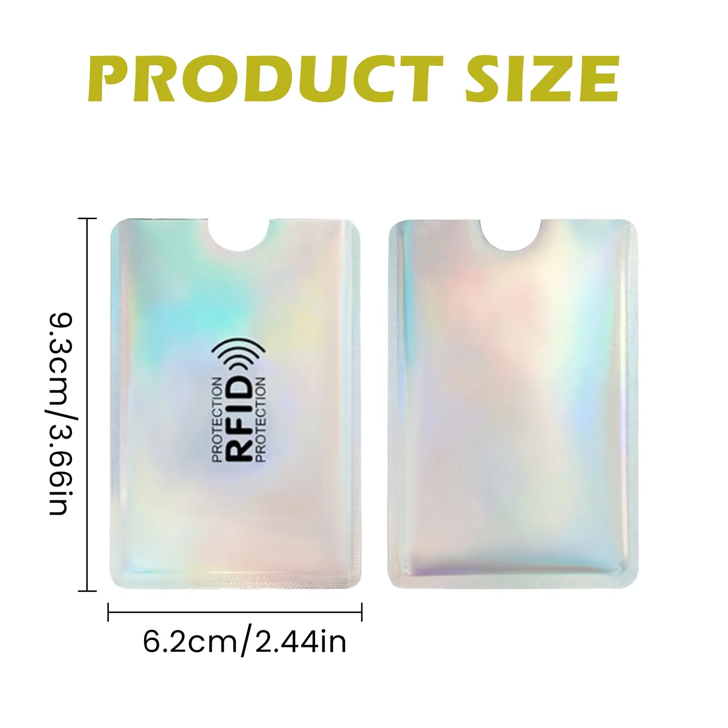 RFID Card Sleeves Block Electronic Theft