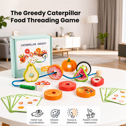 Montessori Caterpillar Lacing Toy