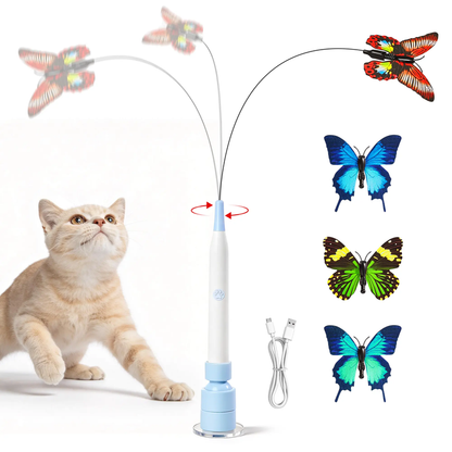 Furongpet™ Interactive Butterfly Wand: Spark Their Hunting Instinct