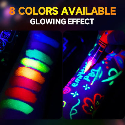 Light-Up Face and Body Art Marker Set