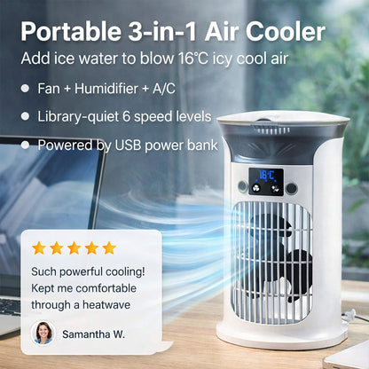 3-in-1 Desktop Air Cooler Fan