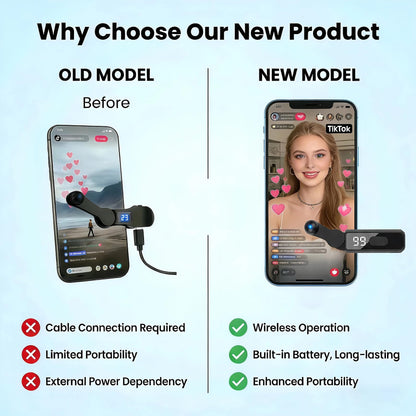 Rechargeable Auto Screen Tapper for TikTok, iPhone, iPad & Android, 107 Adjustable Speeds