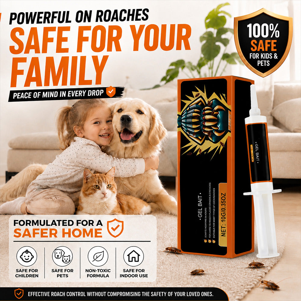 Professional Roach Gel Bait – Wipes Out the Whole Colony