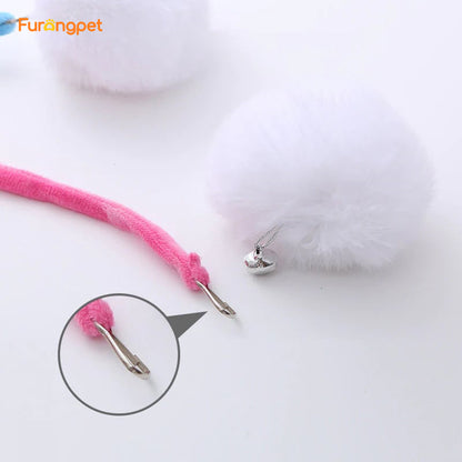 Hanging Spring Plush Cat Toy