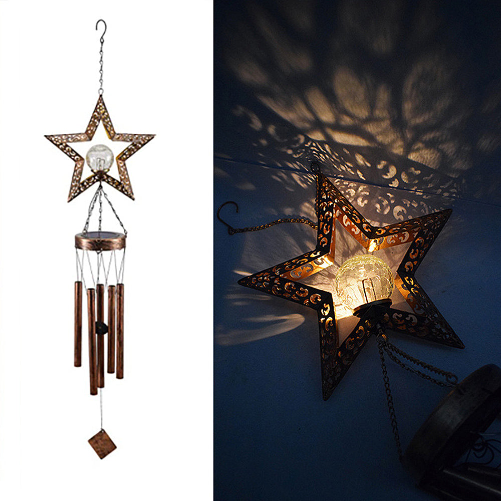 Solar Hanging Wind Chime Light