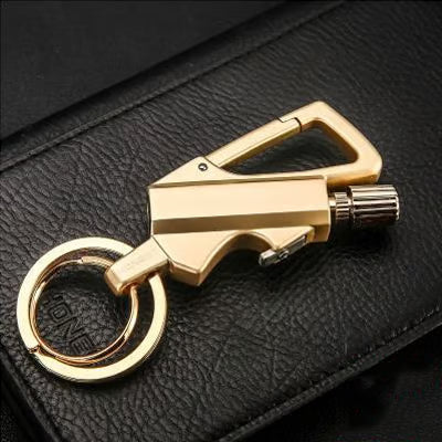 Multitool Keychain: Permanent Match Infinity Lighter & Bottle Opener